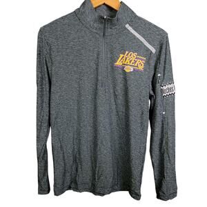 Men's Fanatics Los Lakers Noches Ene Be A Quarter Zip - S - $60 Retail